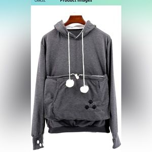 Dark feet pet holder jacket